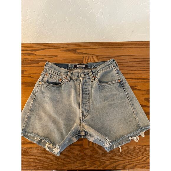 Reformation Pants - Reformation super distressed Cut off shorts size 24